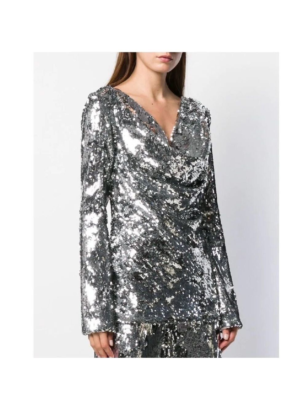Ellery Sequin-Embroidered Top